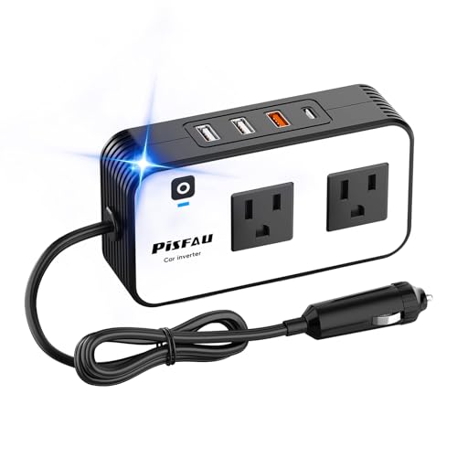 PiSFAU 200W Car Power Inverter Adapter