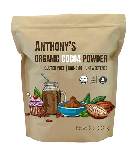 Anthony's Organic Unsweetened Cocoa Powder 5 lb