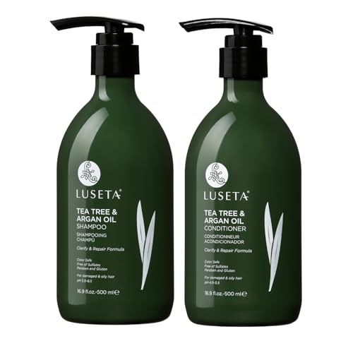 Luseta Tea Tree and Argan Oil Shampoo and Conditioner Set
