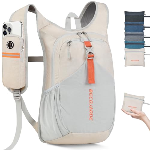BECOJADDE 15L Packable Hiking Backpack