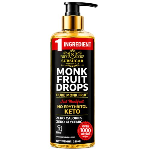 Subsugar Monk Fruit Sweetener Liquid Drops