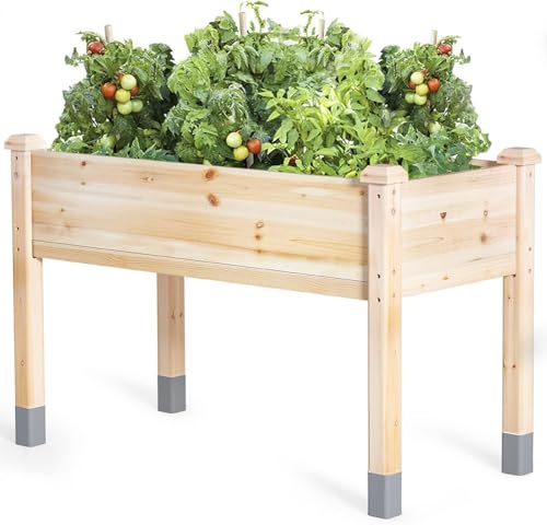 MIXC Wooden Raised Garden Bed with Legs