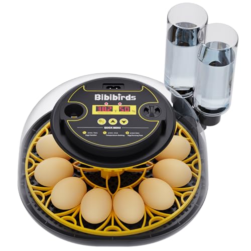 BibiBirds Egg Incubator with Auto Turning