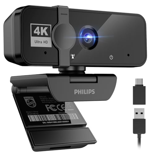 Philips 4K Webcam with Microphone