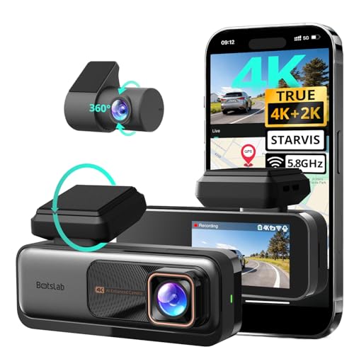 BOTSLAB 4K Dual Dash Cam with ADAS