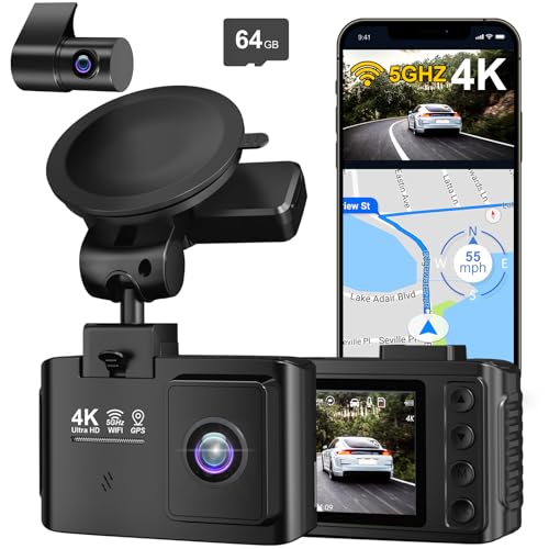 WANLIPO 4K Dual Dash Cam