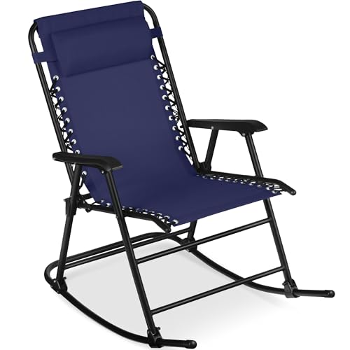 Outdoor Folding Zero Gravity Rocking Chair