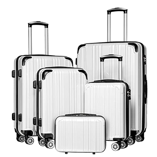 Coolife Luggage Expandable Spinner Set