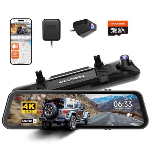 WOLFBOX G900 PRO Mirror Dash Cam