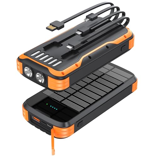 MINRISE Solar Power Bank 40000mAh