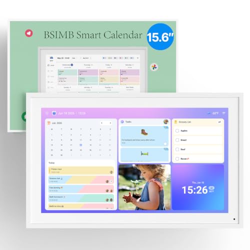 Bsimb 15.6 Inch Smart Digital Calendar Display