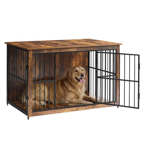 Feandrea Wooden Dog Crate Furniture