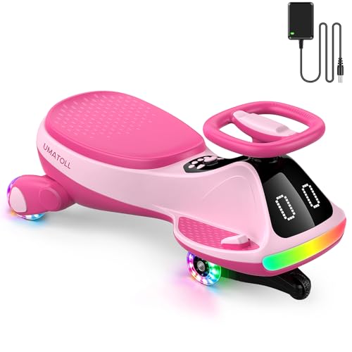 Umatoll 12V Kids Electric Wiggle Car