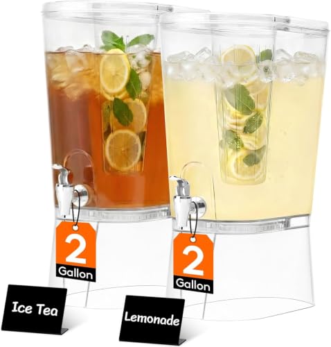Lifewit 2 Gallon Beverage Dispenser Set