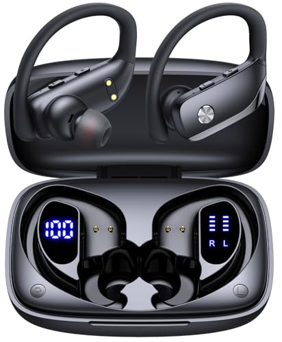 Bmanl Bluetooth Sport Earbuds with LED Display