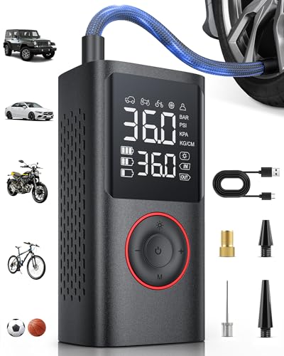Powools Portable Air Compressor Tire Inflator