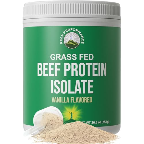 Peak Performance Grass Fed Beef Protein Powder