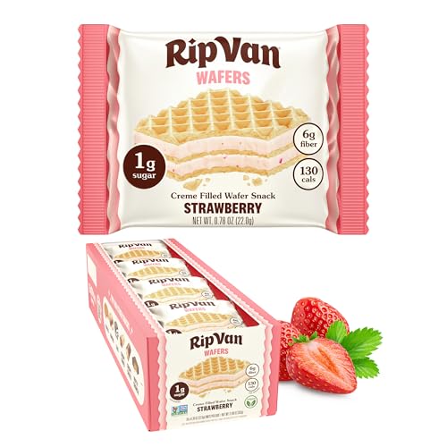 Rip Van Strawberry Keto Wafer Cookies