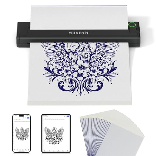 MUNBYN Wireless Tattoo Stencil Printer ITP05