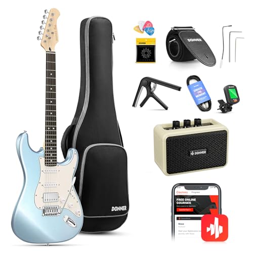 Donner DST-152R Beginner Electric Guitar Kit