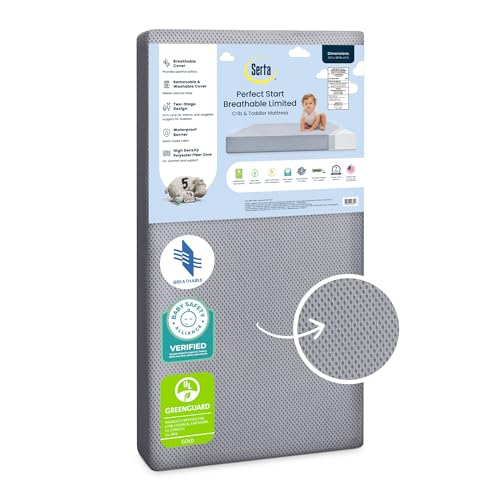 Serta Perfect Start Breathable Crib and Toddler Mattress