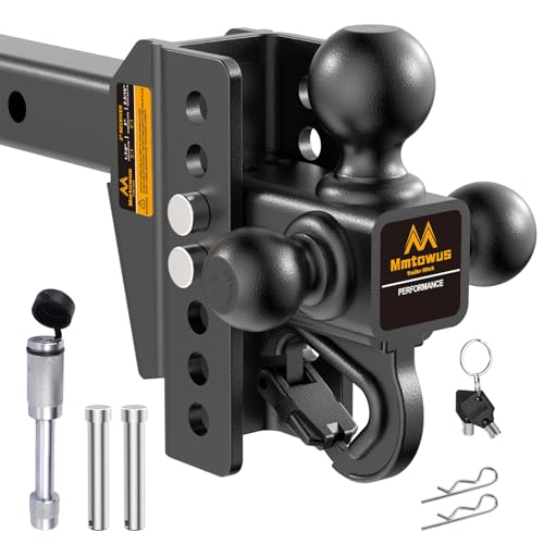 Mmtowus Adjustable Tri Ball Trailer Hitch