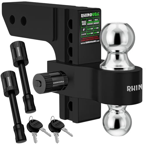 Rhino USA Adjustable Trailer Hitch