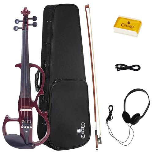 Cecilio Electric Violin - Metallic Red Mahogany