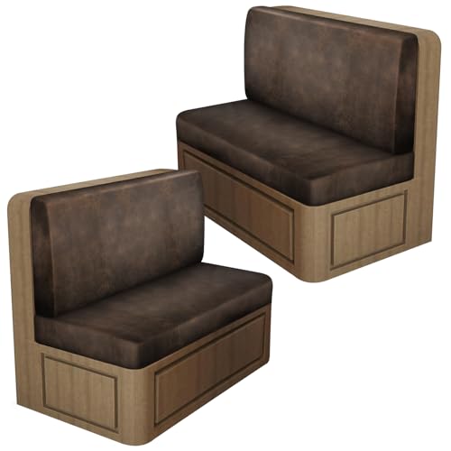 Leather Look RV Dinette Cushion Covers