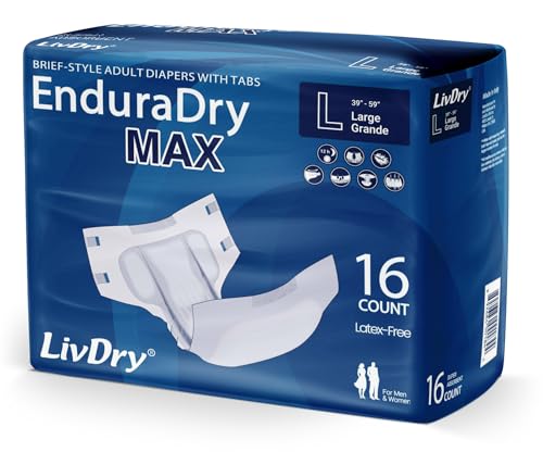 LivDry EnduraDry Max Adult Diapers