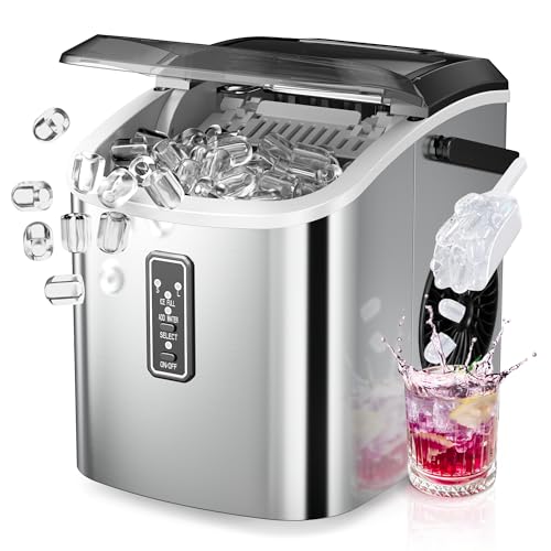 EUHOMY Countertop Ice Maker Machine