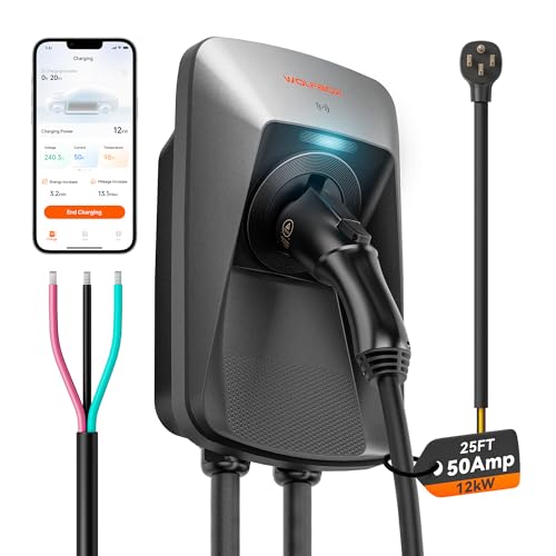 WOLFBOX Level 2 EV Charger 50 Amp WE50