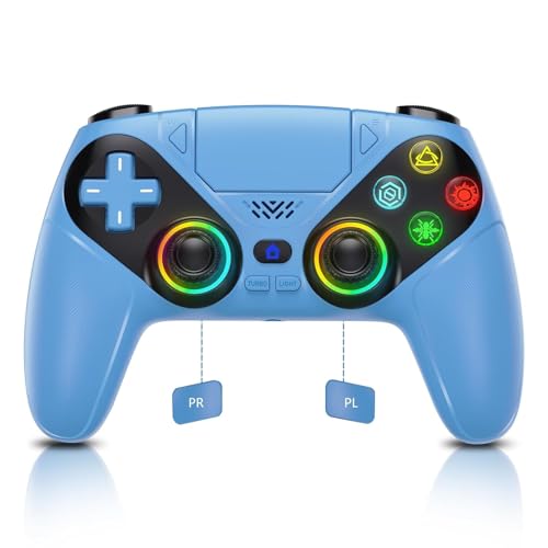 Dinosoo RGB Wireless Controller for PS5 and PC