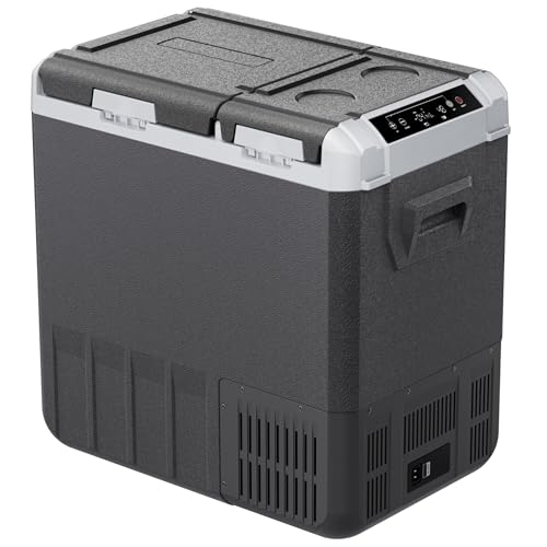 EKOJUCE 12 Volt Dual Zone Car Refrigerator