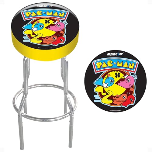 Arcade1Up Pac-Man Adjustable Arcade Stool