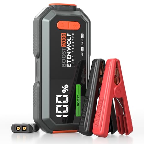 ETENWOLF Portable Car Battery Jump Starter 2000A
