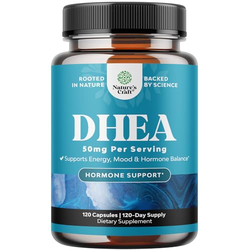 Nature's Craft DHEA Supplement 50mg for Adults