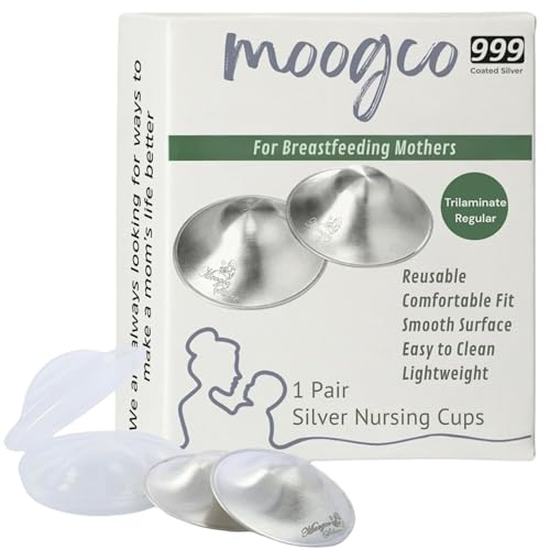 MoogCo Silver Nursing Cups