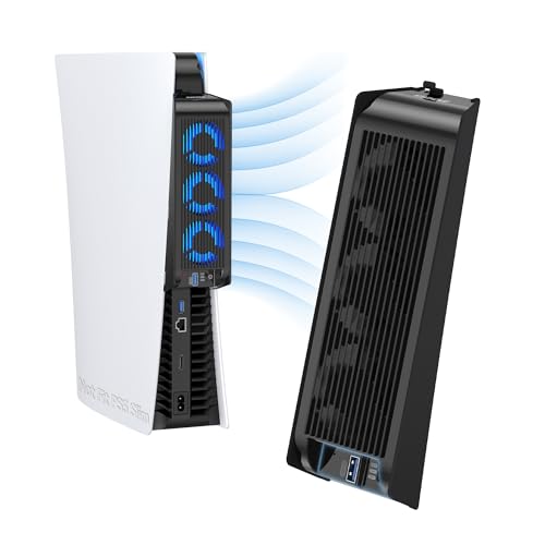 KIWIHOME PS5 Cooling Fan with LED