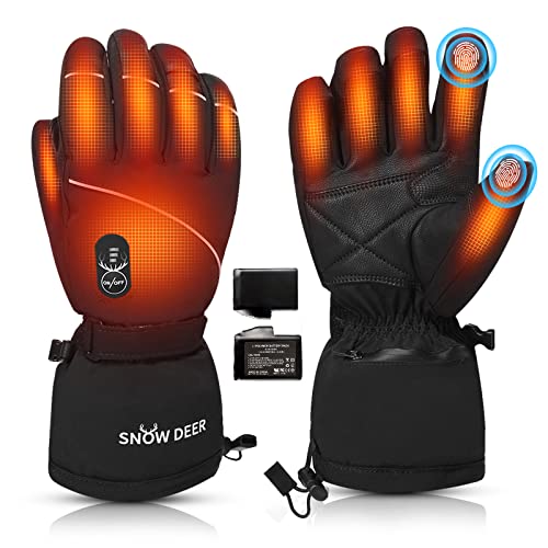 Heated Ski Motorcycle Battery Gloves (XXXL)