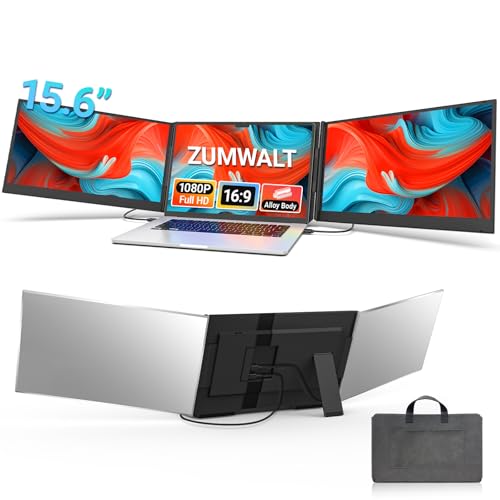 ZUMWALT 15.6" Triple Portable Laptop Monitor