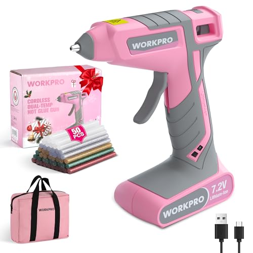 WorkPro Cordless Hot Glue Gun