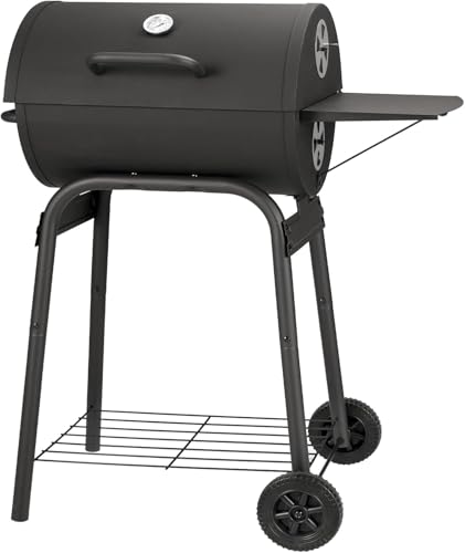 Kendane Large Charcoal Grill with Side Shelf