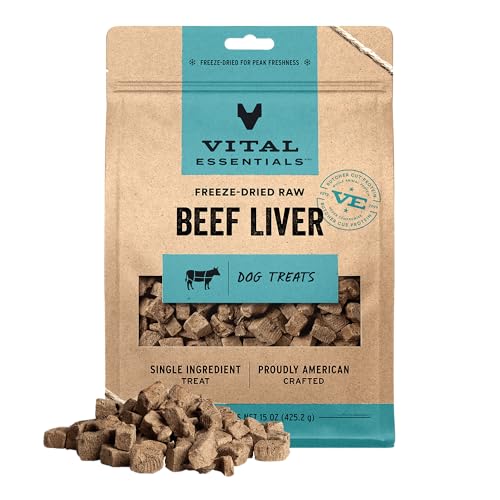 Vital Essentials Freeze Dried Beef Liver Dog Treats