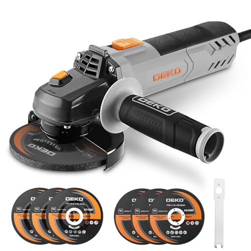 DEKOPRO 8-Amp 4-1/2 inch Angle Grinder