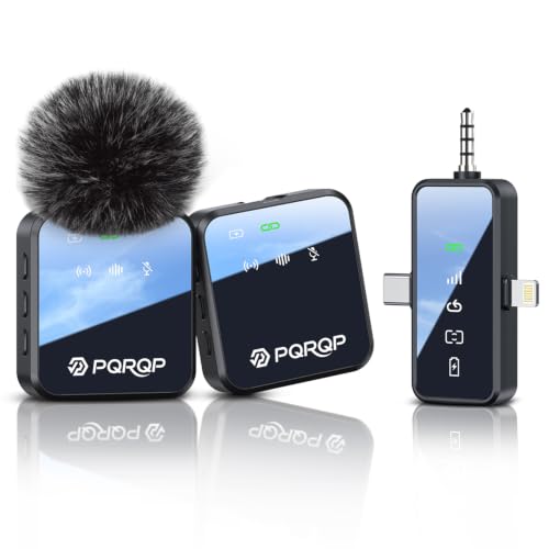 PQRQP Wireless Mini Microphone for Creators