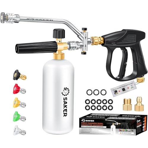 Saker Foam Cannon Pressure Washer Kit