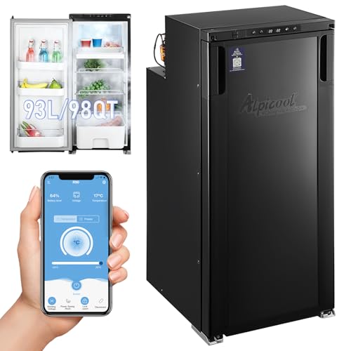 LITINKIMI 3.3 Cu.Ft Dual Zone RV Fridge