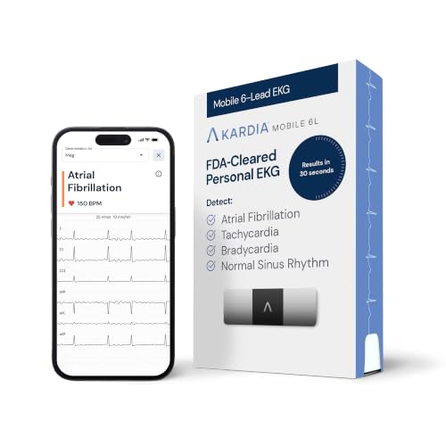 AliveCor KardiaMobile 6-Lead Personal EKG Monitor