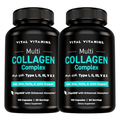 Vital Vitamins Multi Collagen Peptides Supplement